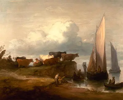 A Coastal Landscape Thomas Gainsborough